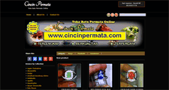 Desktop Screenshot of cincinpermata.com