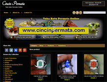 Tablet Screenshot of cincinpermata.com